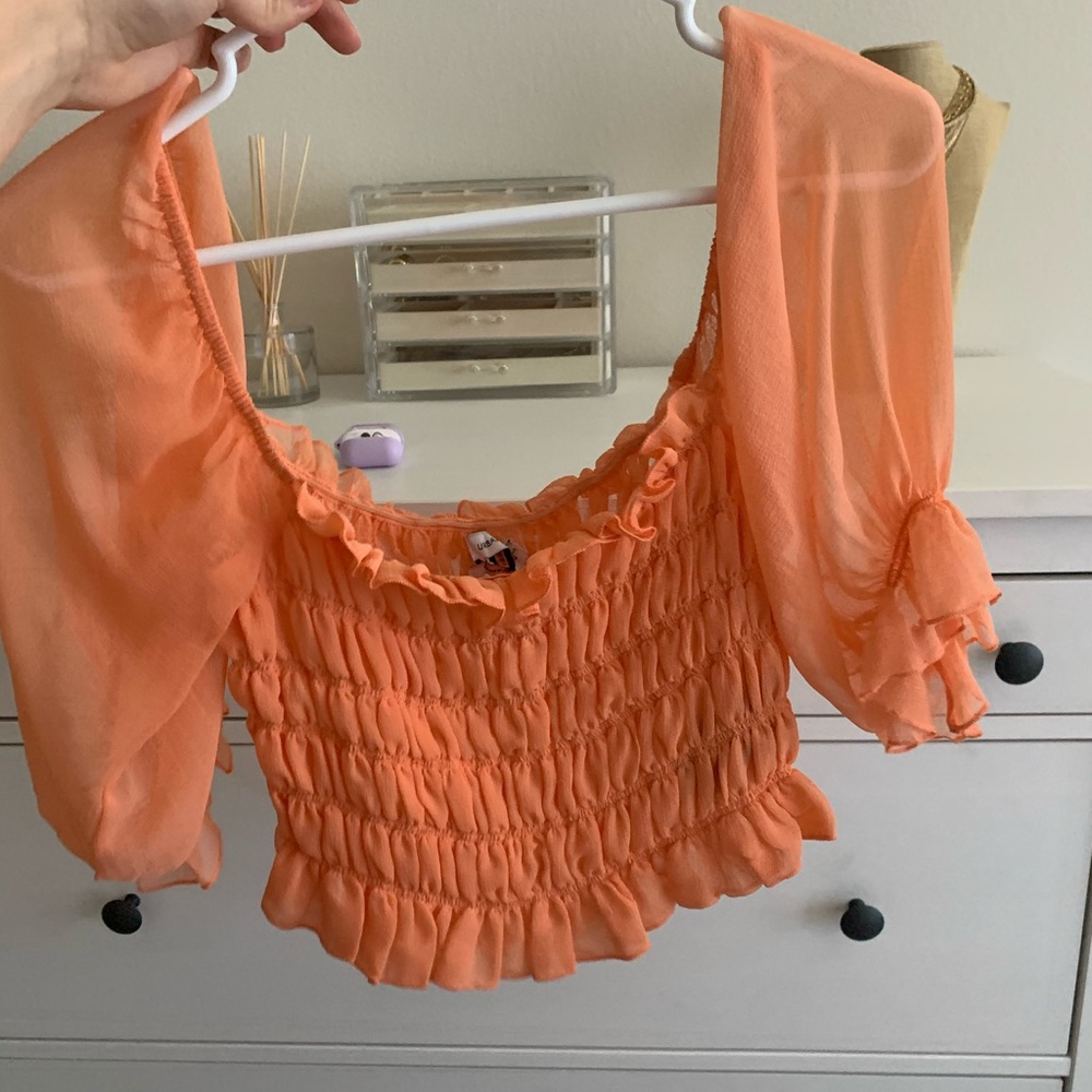 Urban outfitters peach top